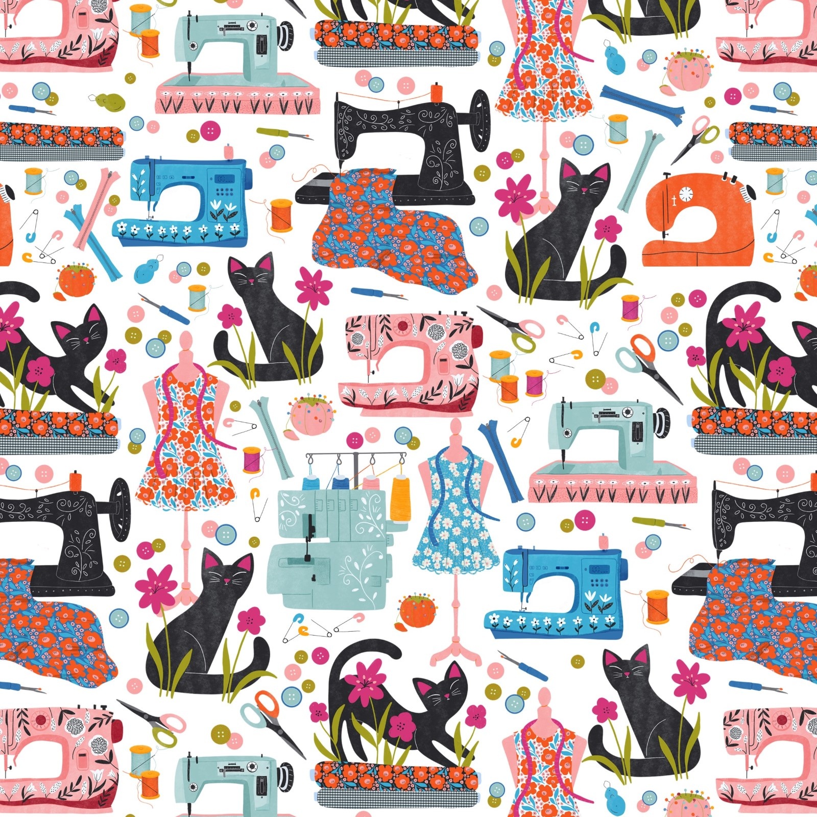 Cottontails & Cat Stitches