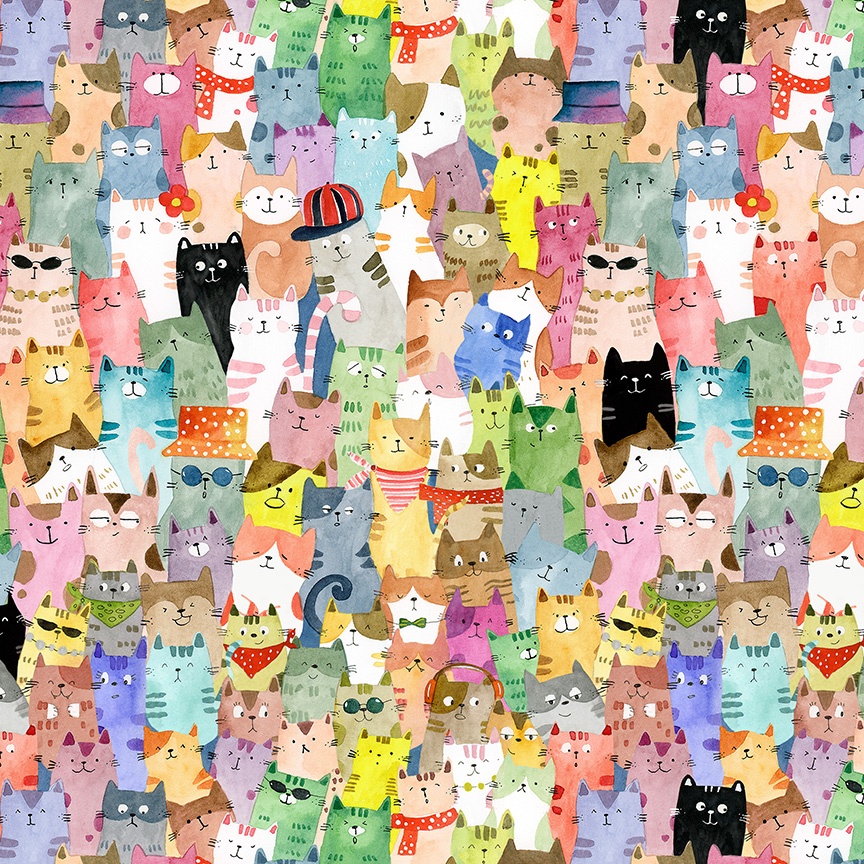 Cats Around Town.